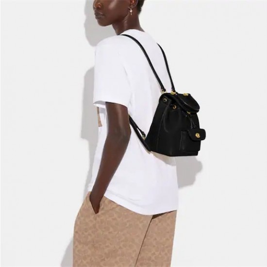 Coach Women Riya Backpack 21 Brass Black